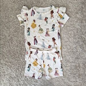Kids Princess Print Matching Set